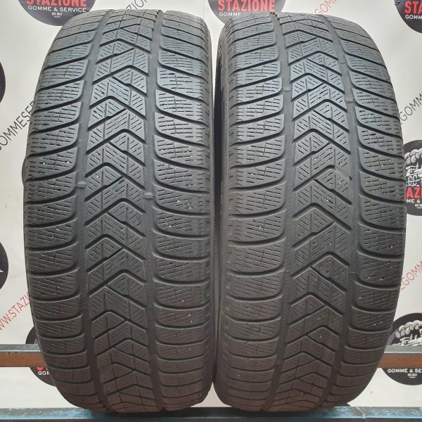 Pneumatico - 2 Gomme invernali usate PIRELLI 235/55 R19