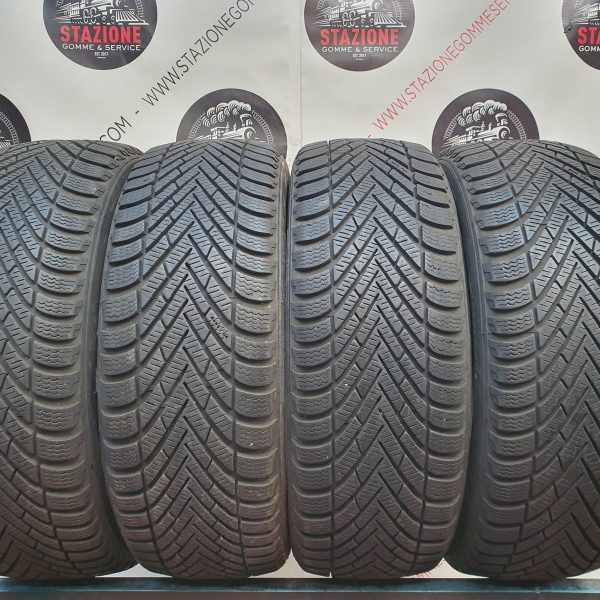 Pneumatico - 4 Gomme invernali usate PIRELLI 205/55 R16